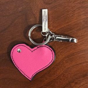 Victoria’s Secret pink heart keychain